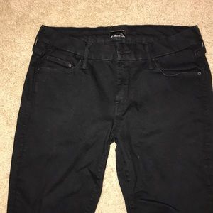 Black Mother skinny ankle jeans
